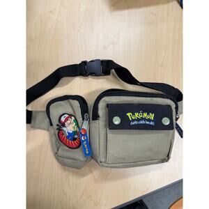 Vintage Pokémon Ash Ketchum Waist Bag Gotta Catch Em All
